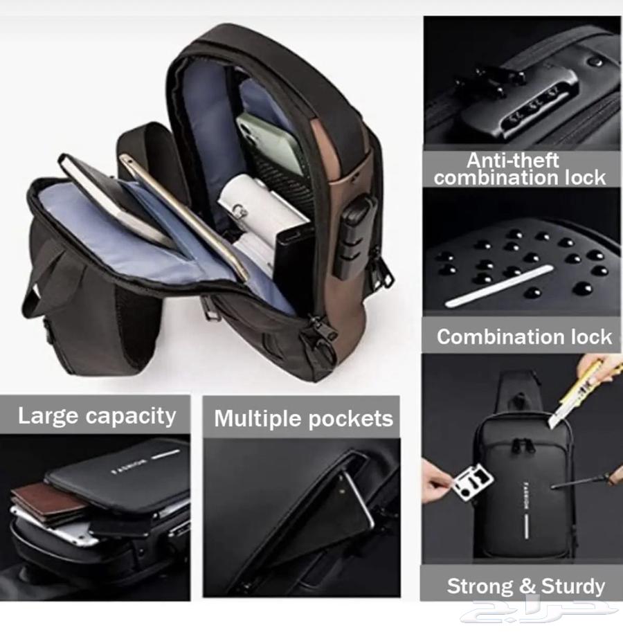 حقيبه ظهر مضاده للسرقه جديده64586613872387112