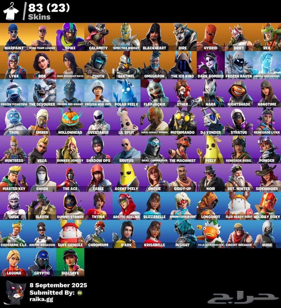 حساب طور الزومبي 82 سكن بعضها سكنات مانزلت فورات نايت64580403531521112