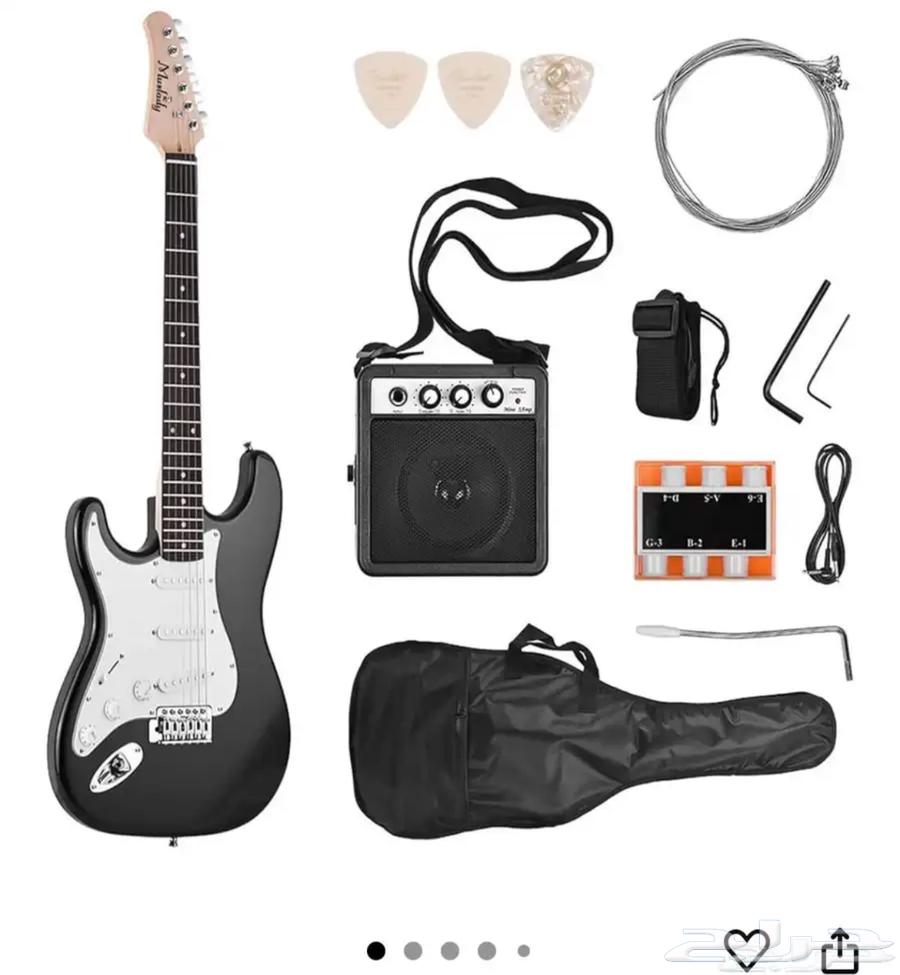 electric guitar قيتار الكتروني جديد مع ملحقاته64584785431937112