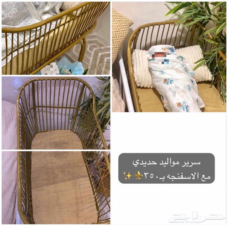 سرير اطفال حديد مع اسفنجته تفصال64586849338243110