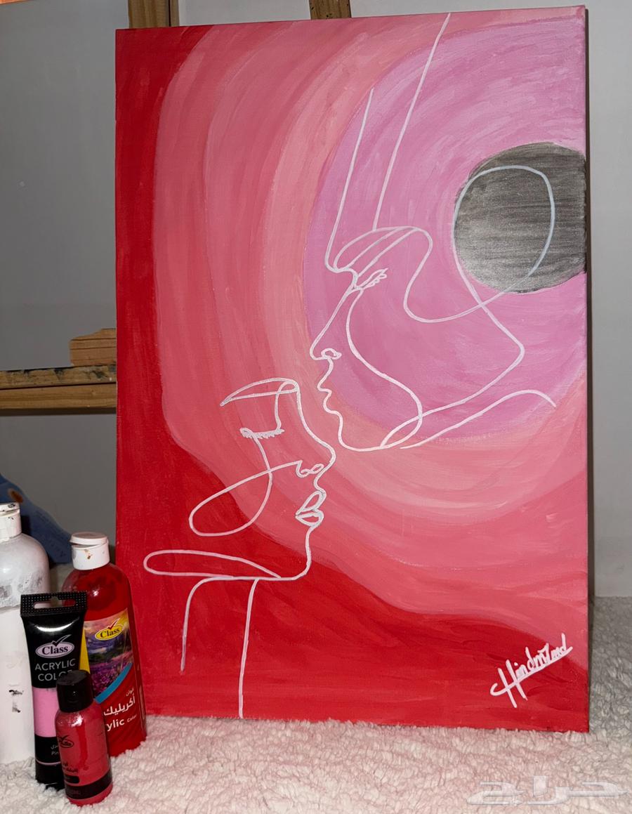 لوحة صوت القلب64582297789953110