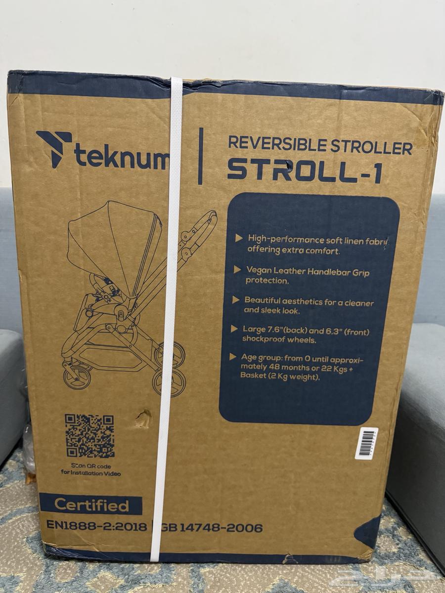 عربه اطفال جديده Teknum stroll 1 black64587627699971111