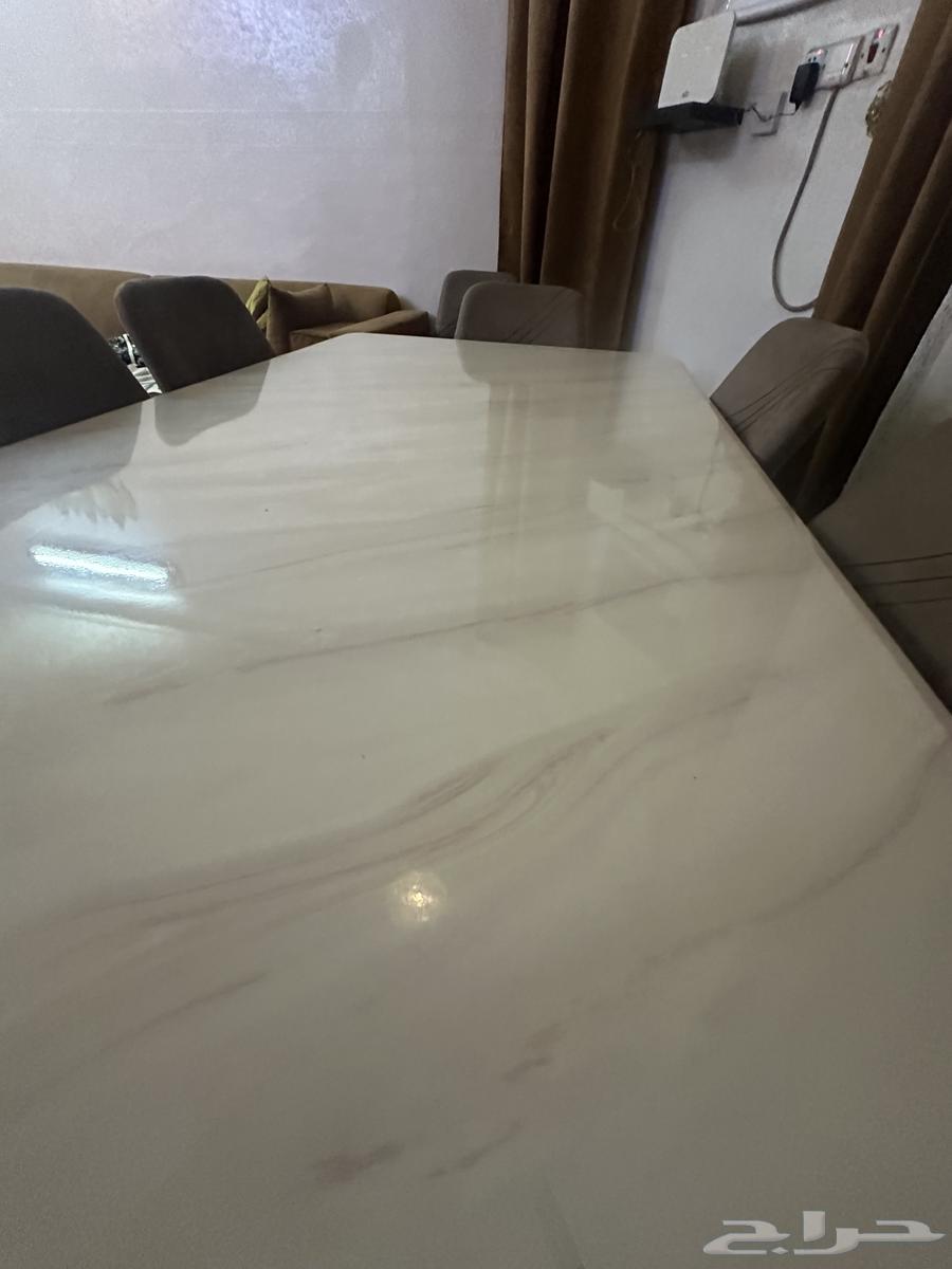 طاولة طعام رخام مع الكراسي64584120970625112