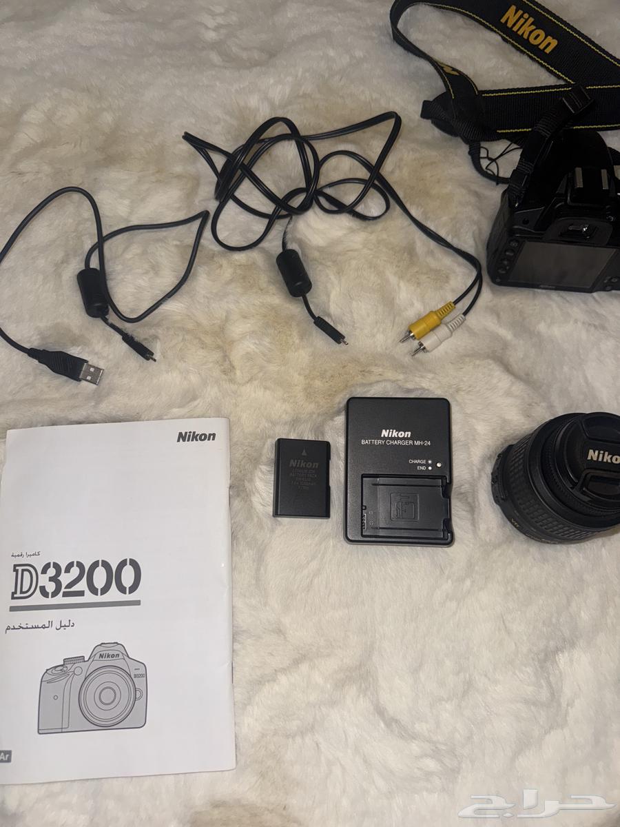 كاميرا نيكون D3200 نظيييفه64586276692739113