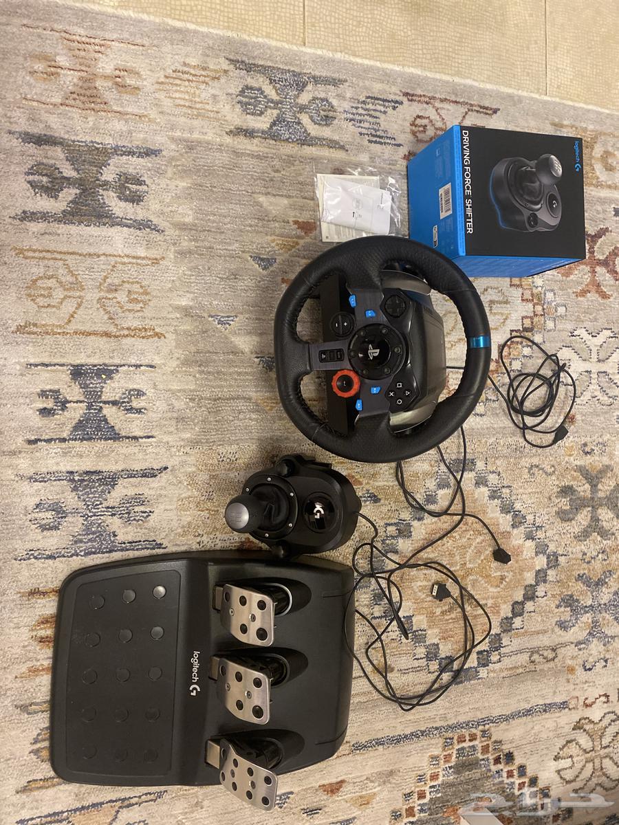 طارة g29 مع القير و الدعسات سليمه مافيها ولا شي64587950543105110