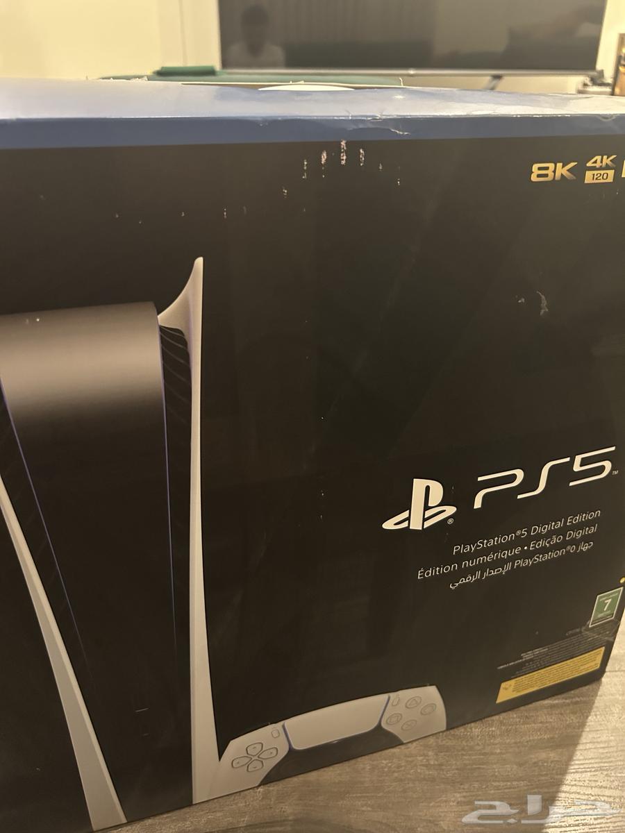 بلاي ستيشن 5 نسخة ديجيتال بالكرتون استخدام شايب64582503544834114