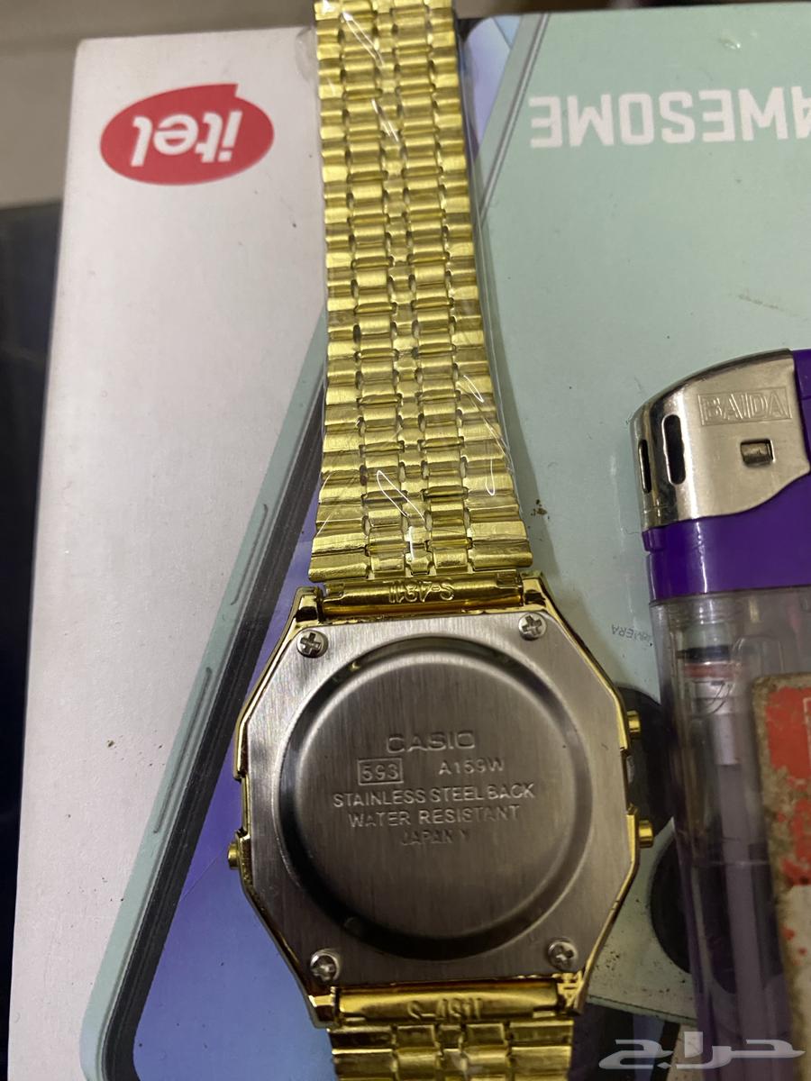 ساعة كاسيو كلاسيك لون ذهبي جديدة64580185252482111