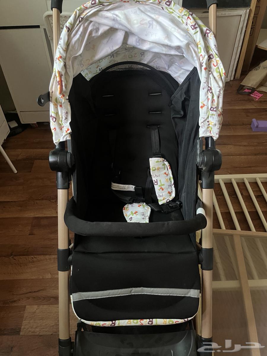 عربية اطفال شبه جديدة و سرير اطفال ايكيا64584602969857113