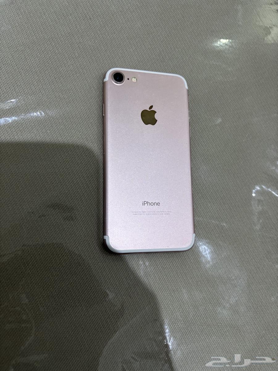 للبيع ايفون7 العادي للبيع اللون الوردي 128 قيقا بطاريه 10064586464353411110