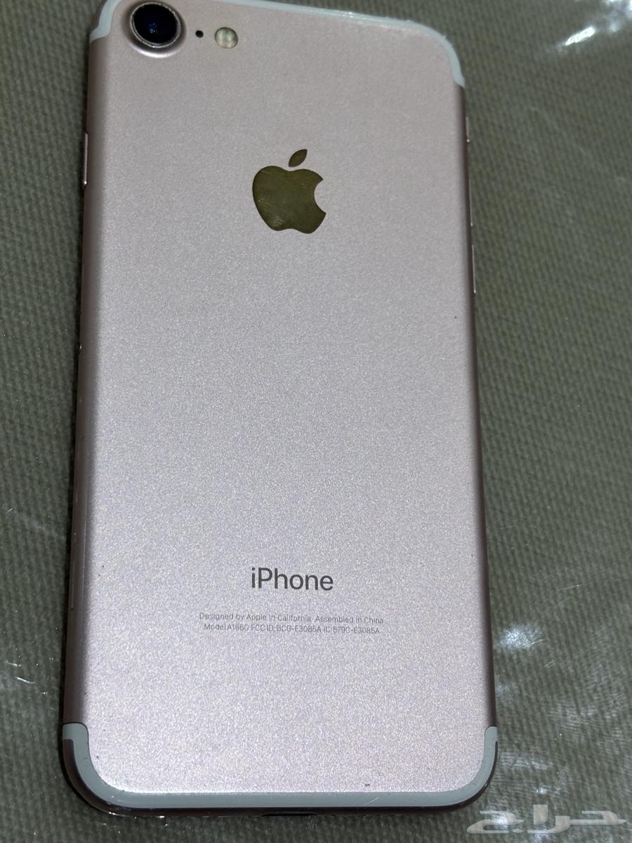 للبيع ايفون7 العادي للبيع اللون الوردي 128 قيقا بطاريه 10064586464353411112