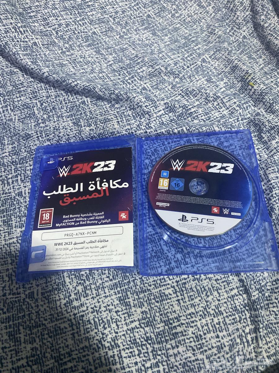 شريط سوني مصارعه 2k23 بسعر 110 مستعمل مافي ولا خدشه واحده64585280908931110