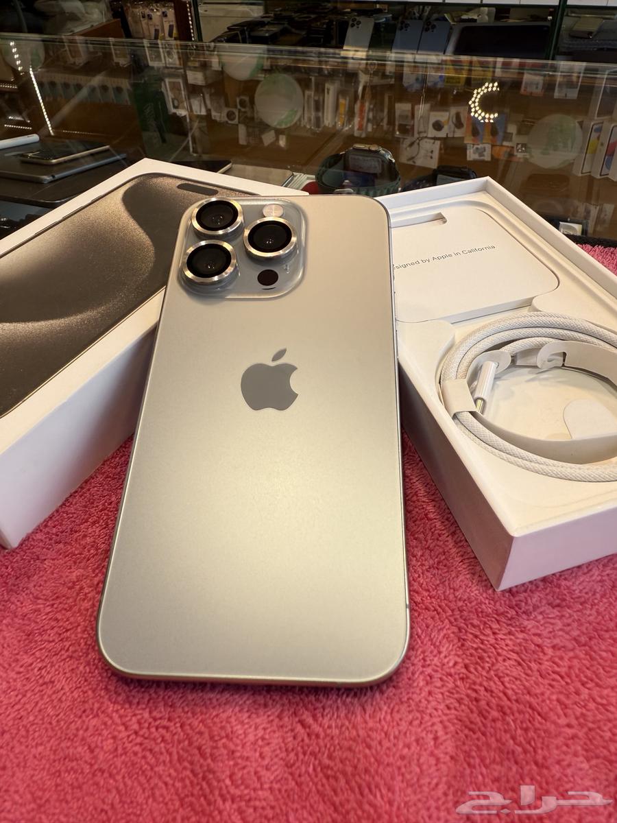 آيفون 15 برو بطارية 96 مع كرتونه وكامل اغراضه نضيييف جدا64582909989890112