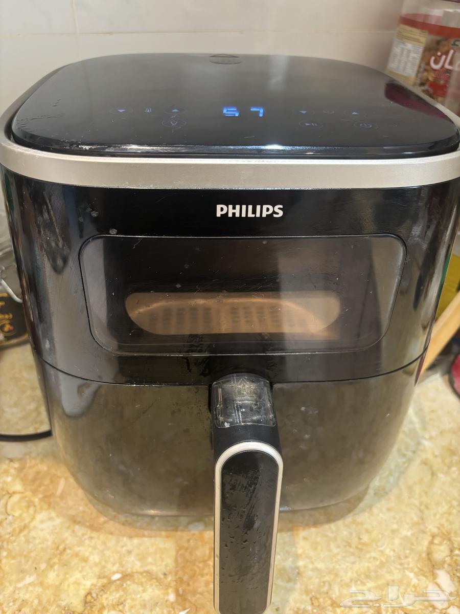 hd9257 20 فيليبس ايرفراير مستخدم عدة مرات كل شيء بخير64582519213569112