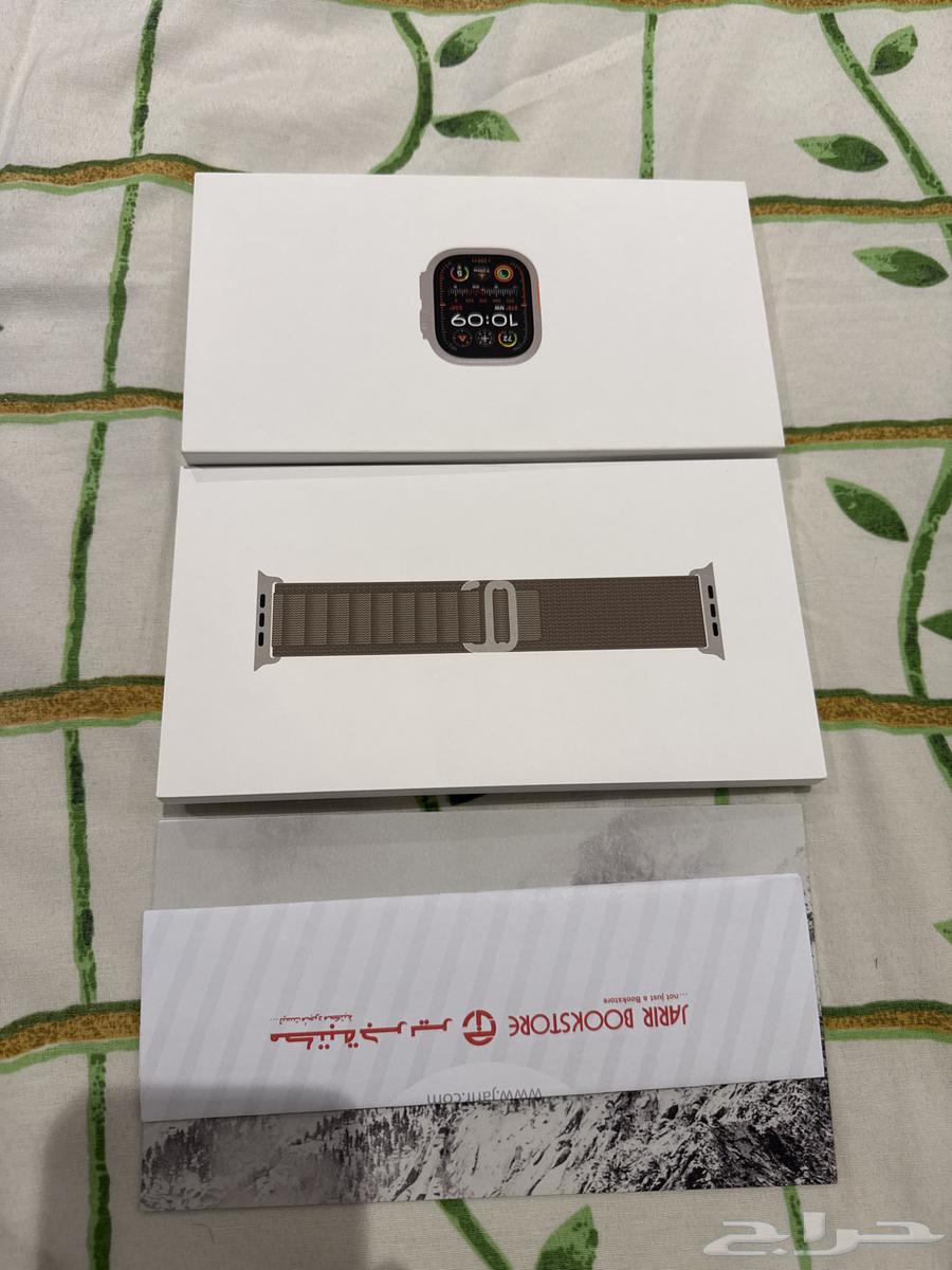 Apple Watch Ultra 2, used for two days, with invoice and box from Jarir64582455054339110