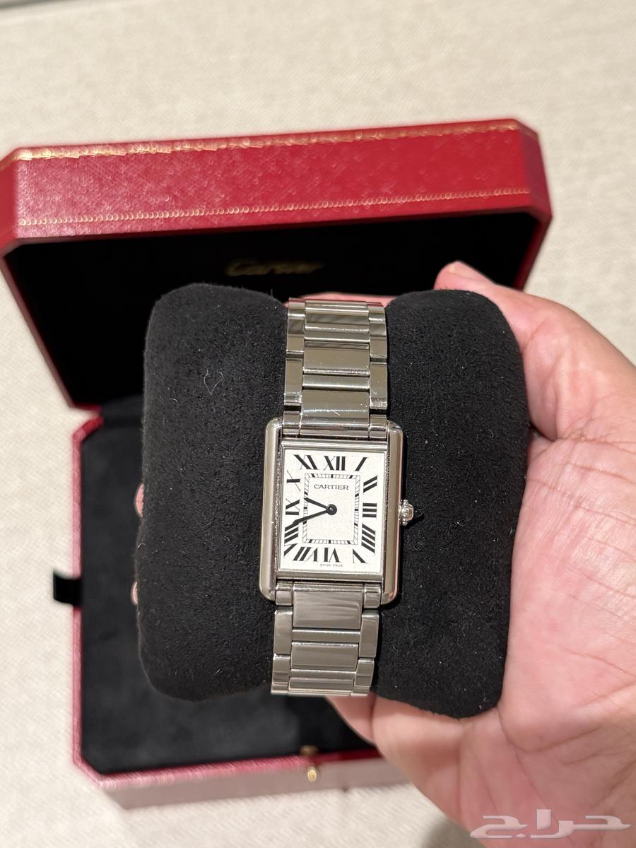 ساعة  تانك موست دو كارتييه اصليه64581607599875111
