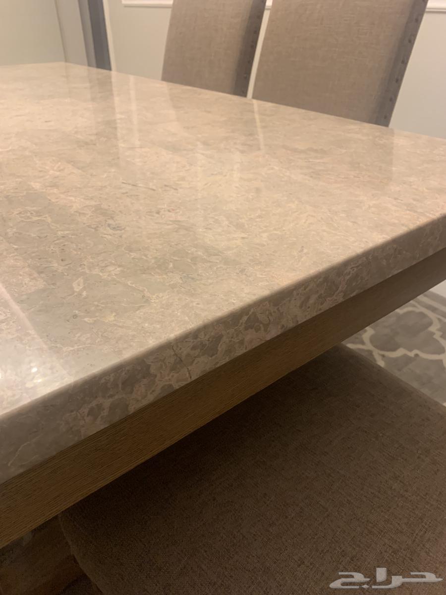Marble dining table with 6 chairs64580254144003114