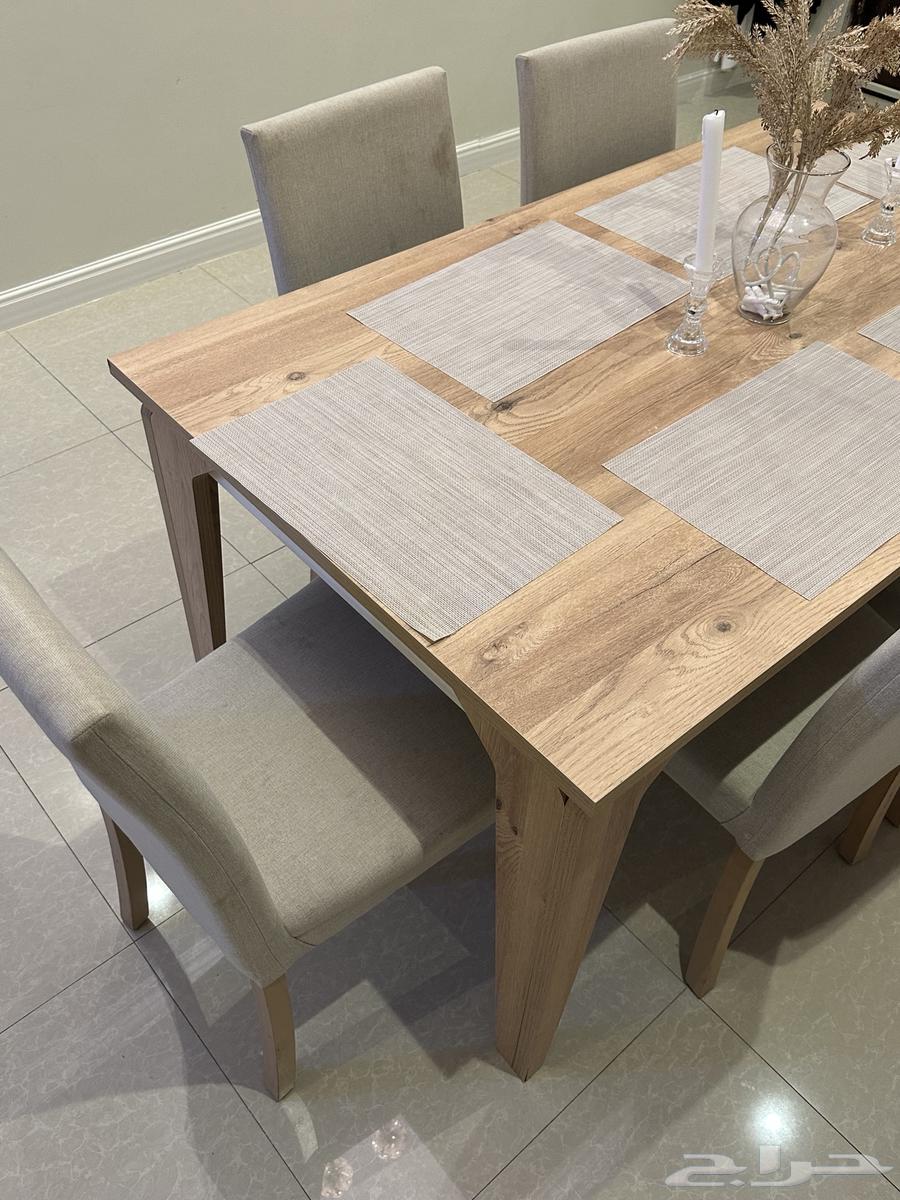 طاولة طعام 6اشخاص من هوم بوكس للبيع ب 1000ريال64586712757507110