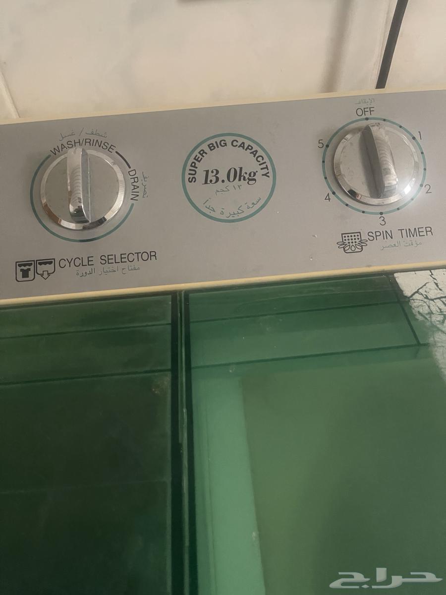 غساله ملابس حوضين 13كيلو64583457214594111