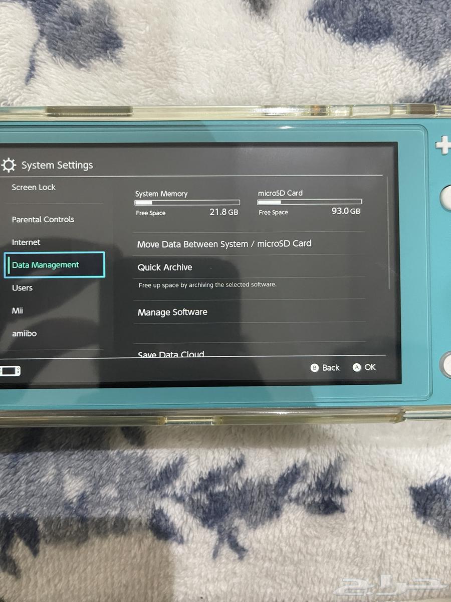 Dark blue Cyan Nintendo switch lite64584701729155113
