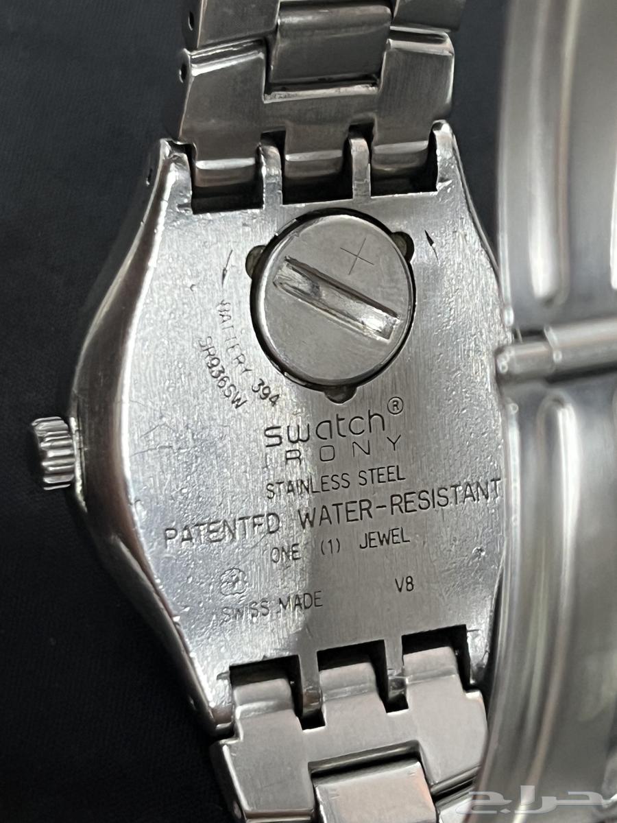 ساعة سواتش بطارية ايروني caught in a circle YPS40564585918270081111