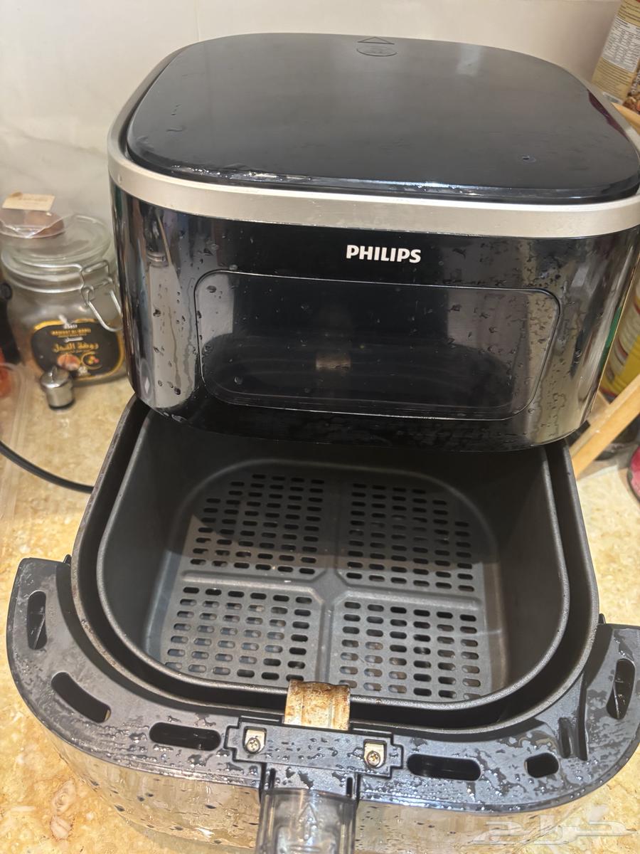 hd9257 20 فيليبس ايرفراير مستخدم عدة مرات كل شيء بخير64582519213569110