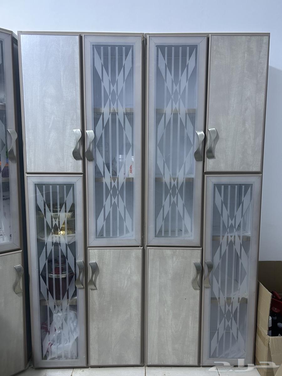 دولاب المنيوم قطعة وحده بالخرج64584532389121110