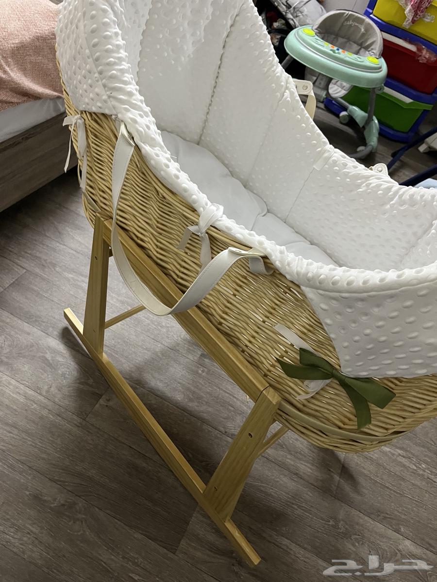 اغراض مولود عربيه مشايه. وسرير مولد سلة موسى وهزاز64586389167745113