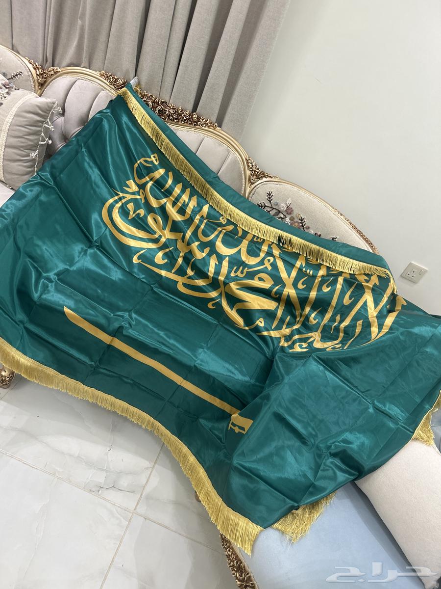 علم السعوديه الطول 2 متر السعر 70 جديد ونضيف64583329464579111