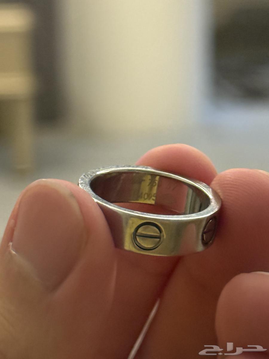 خاتم كارتير ذهب ابيض عيار 1864580020005890110