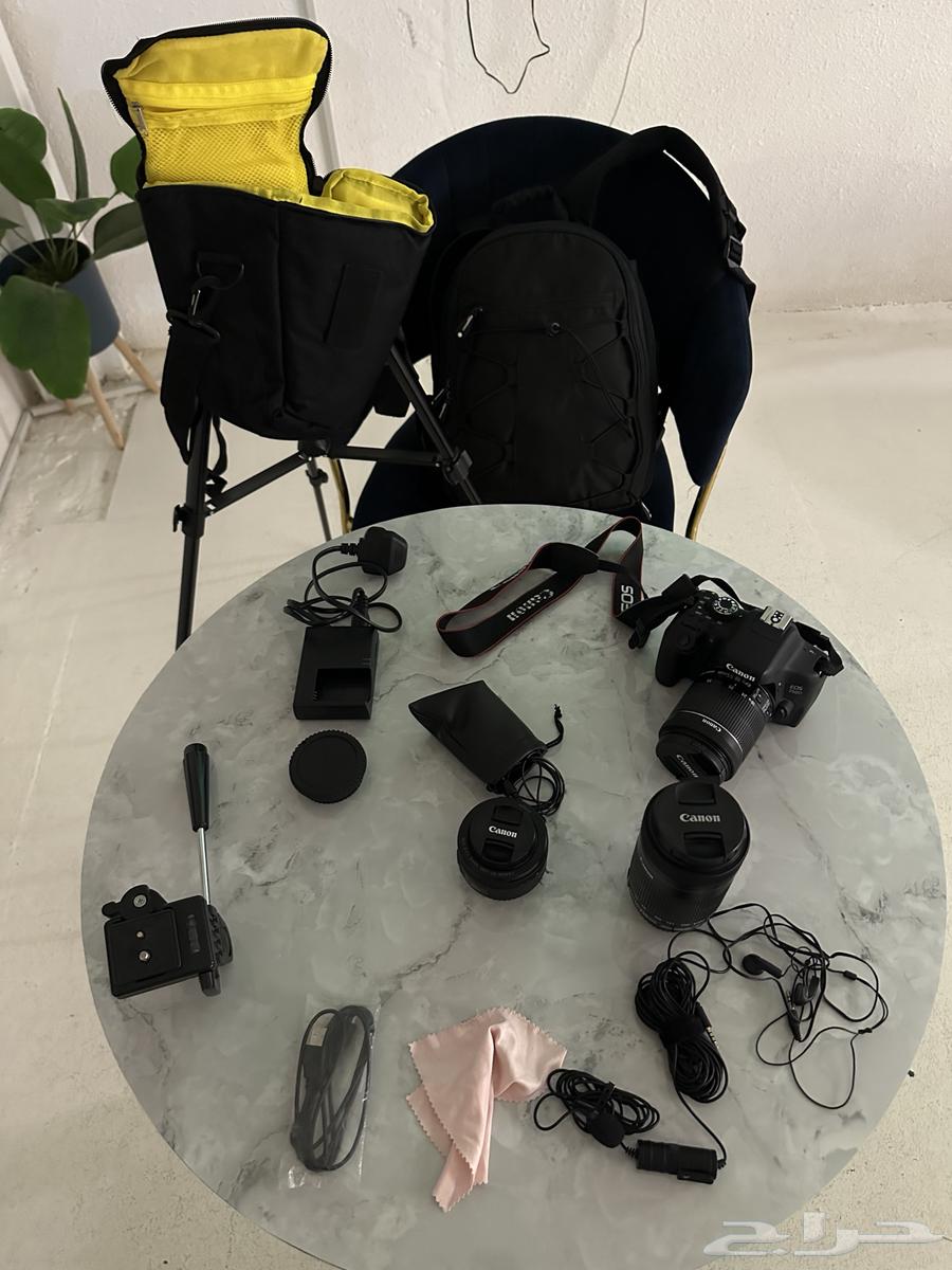 للبيع كاميرا Canon EOS 7500 مع عدستين أصلية مع ملحقاتها64579801025793111