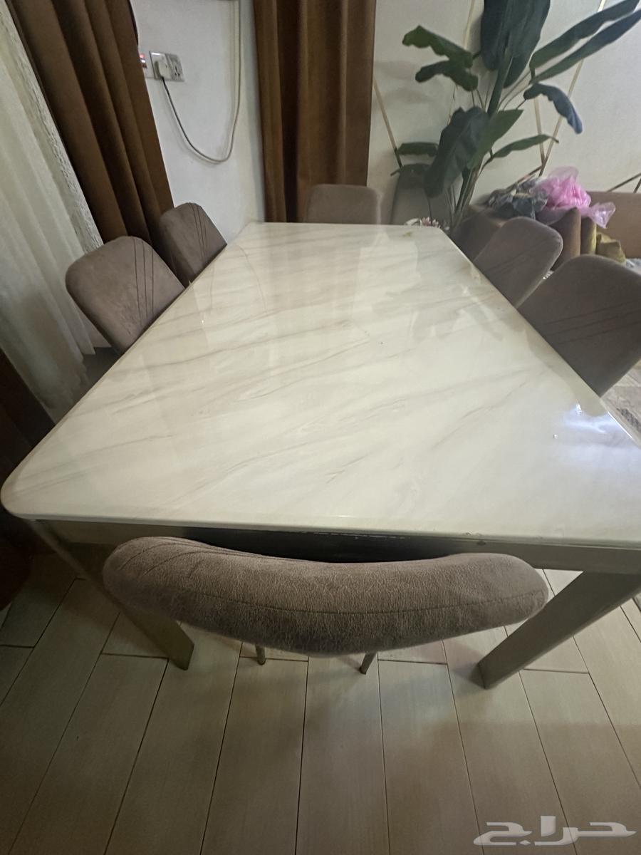 طاولة طعام رخام مع الكراسي64584120970625113