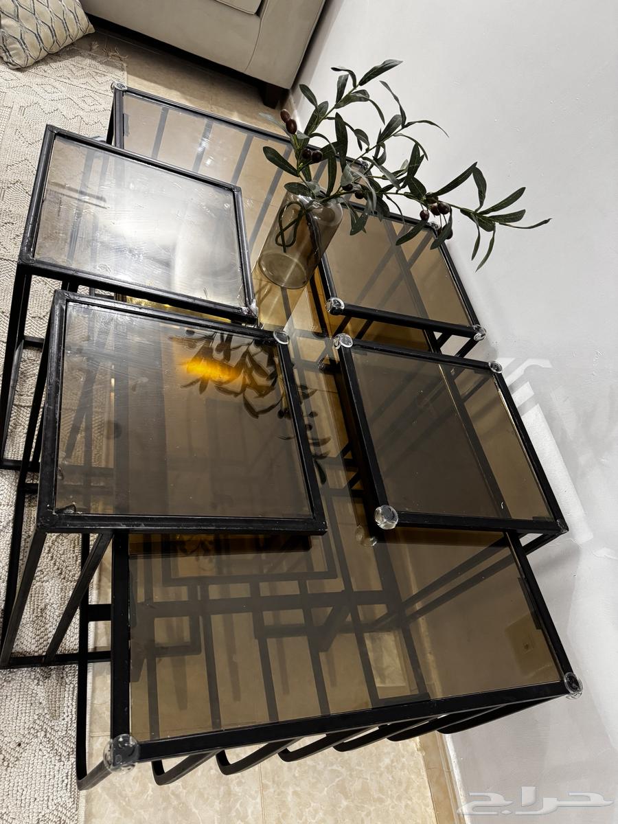 Glass table set64581787373827111