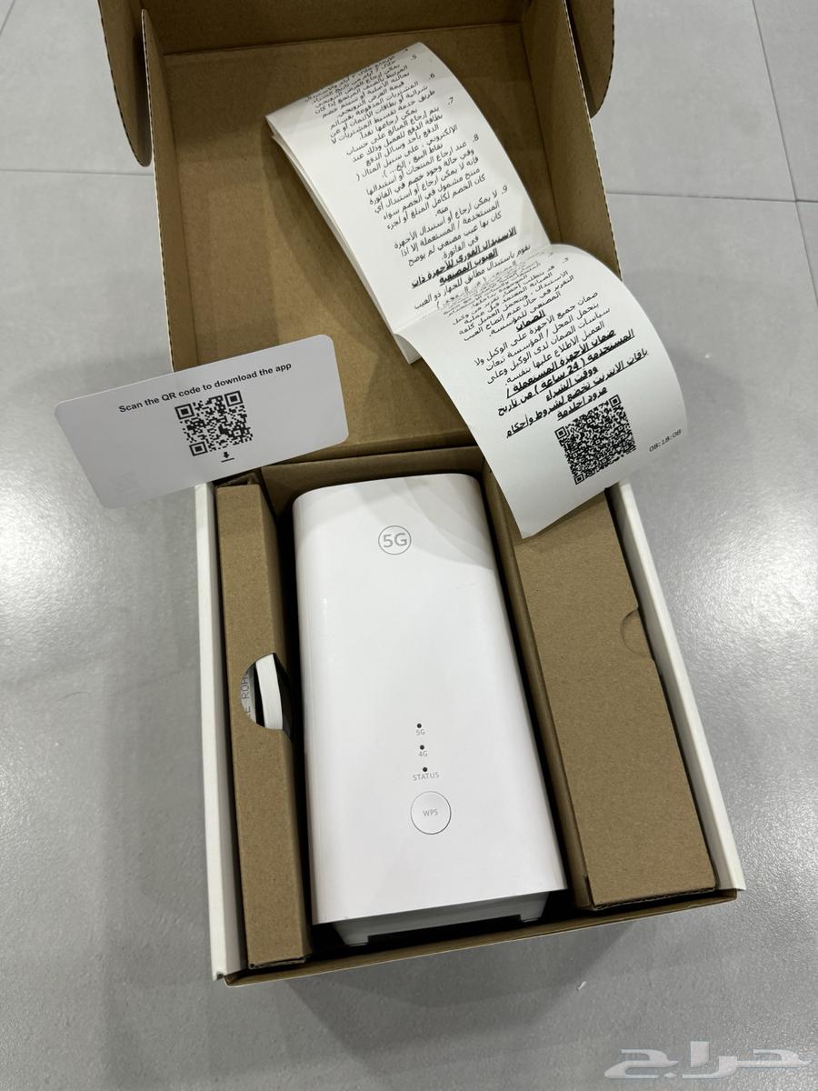 راوتر هواوي 5G منزلي CPE 5 يدعم جميع الشبكات64561740604929112