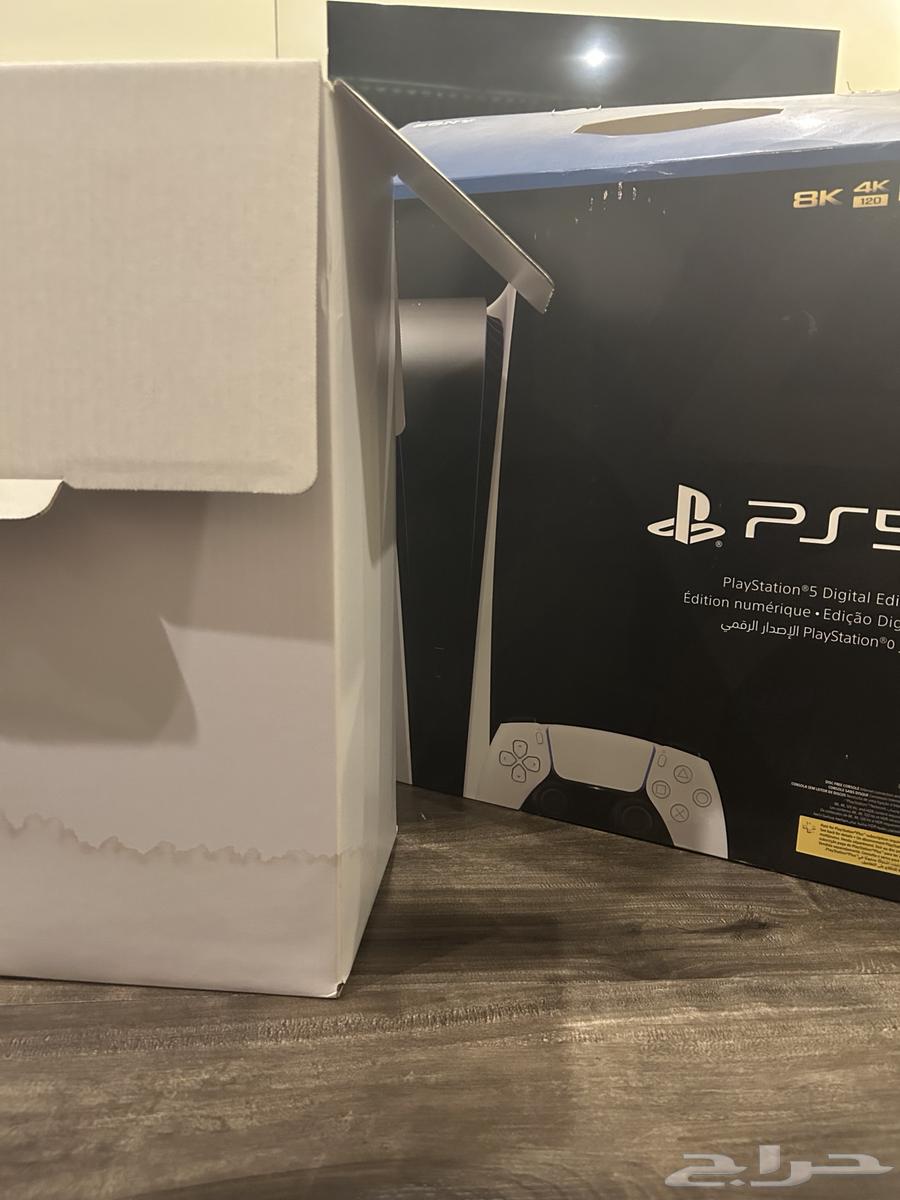 بلاي ستيشن 5 نسخة ديجيتال بالكرتون استخدام شايب64582503544834113