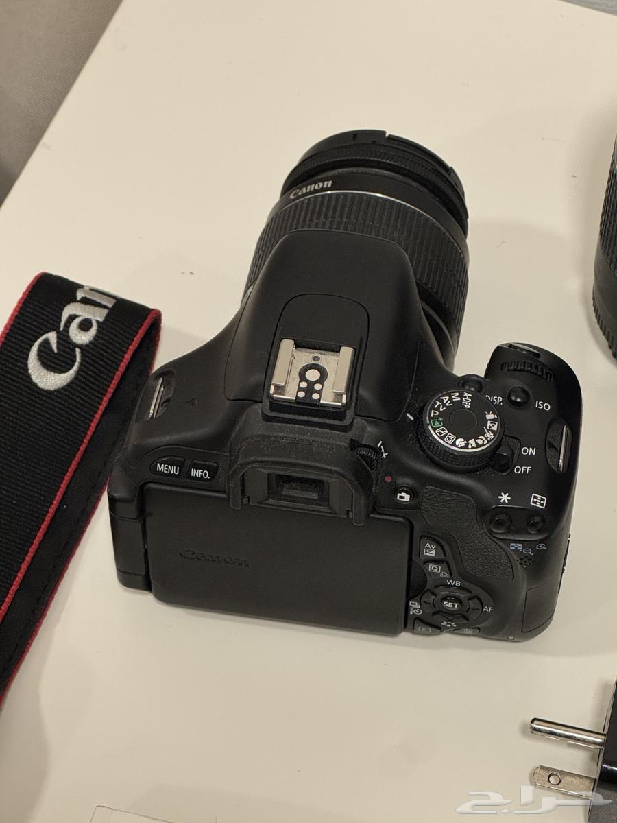 للبيع كاميرا كانون مع عدسات ب 1300 ريال64587478604547111
