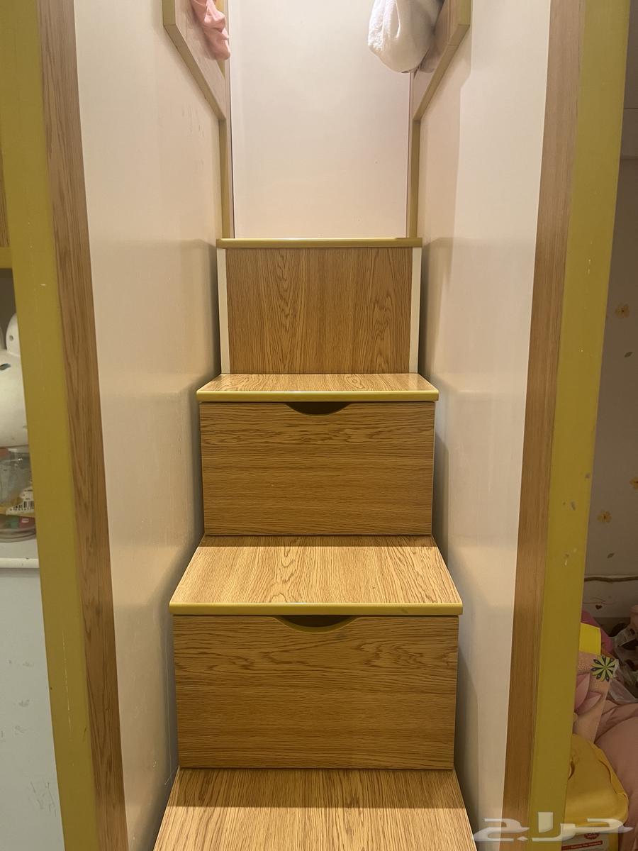 سريرين دور علوي للاطفال مع مساحة للمكتب والالعاب64583951048706111