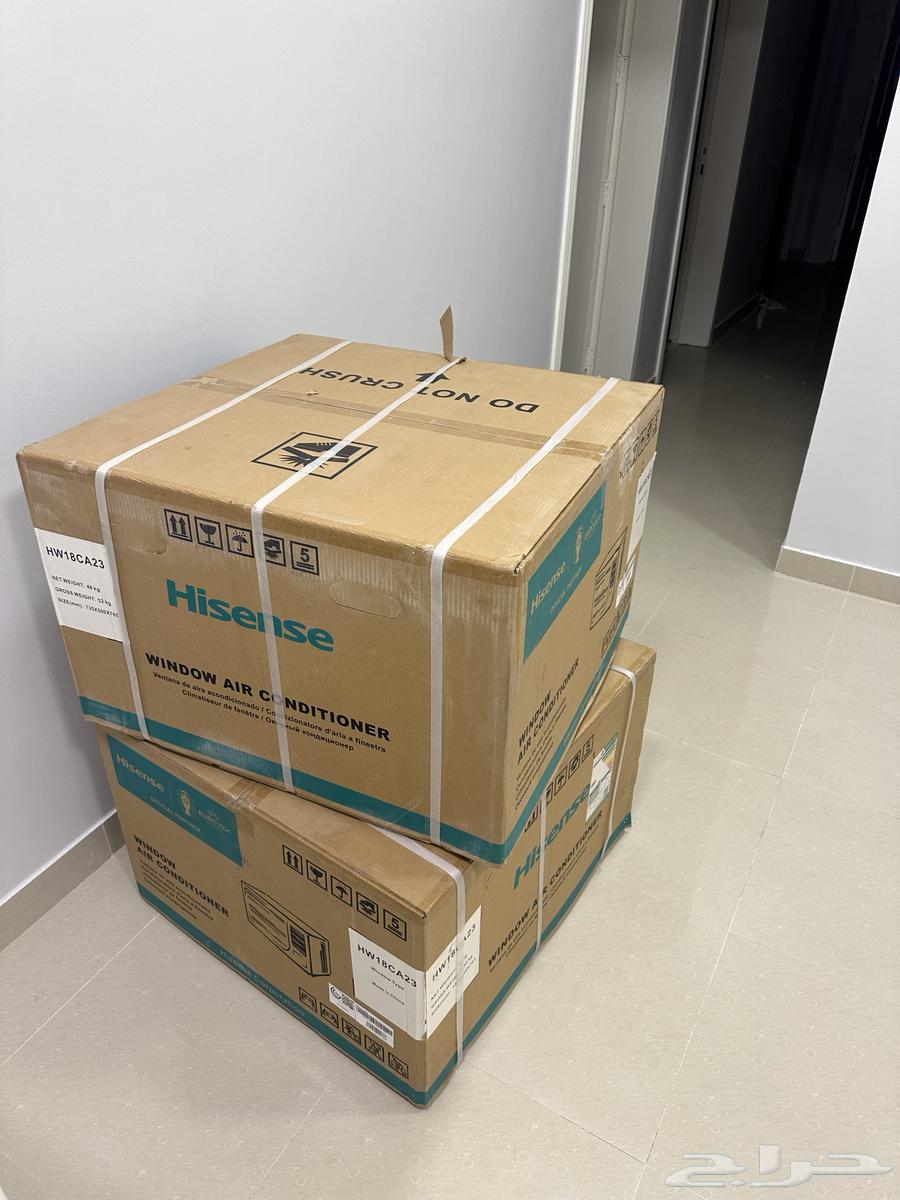 2 new Haier window air conditioners, one and a half ton, cooling only64583909079811112