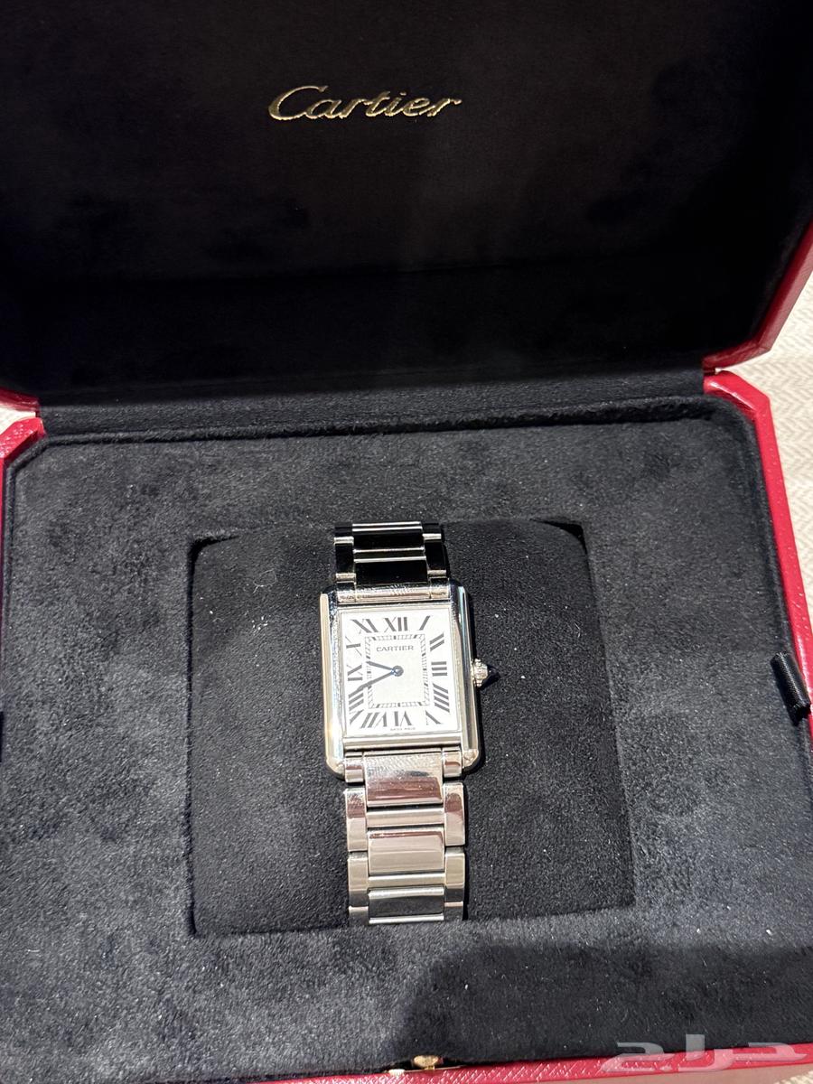 ساعة  تانك موست دو كارتييه اصليه64581607599875110