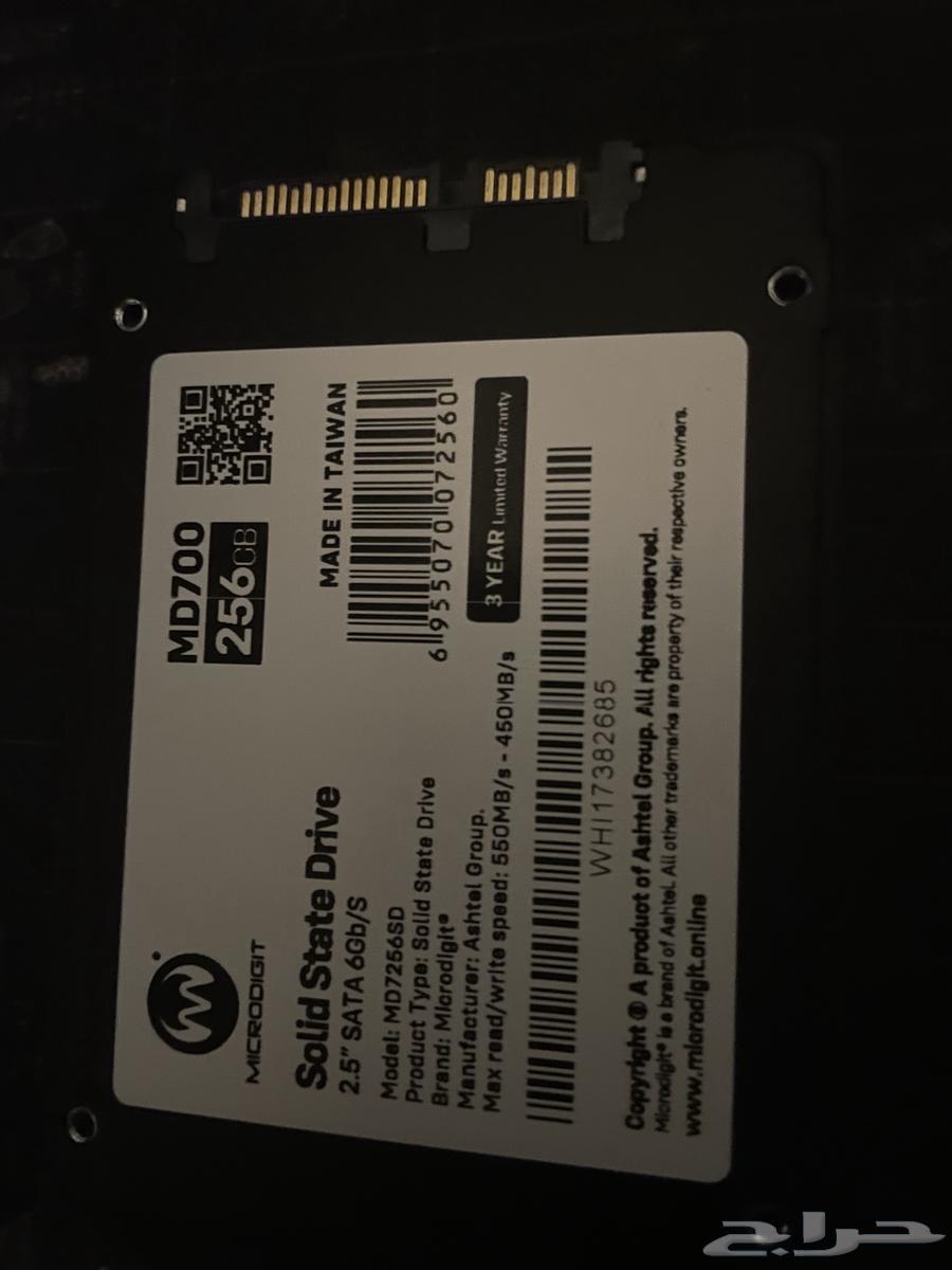 ssd 256g استعمال نظيف شغال 10064586176980611113