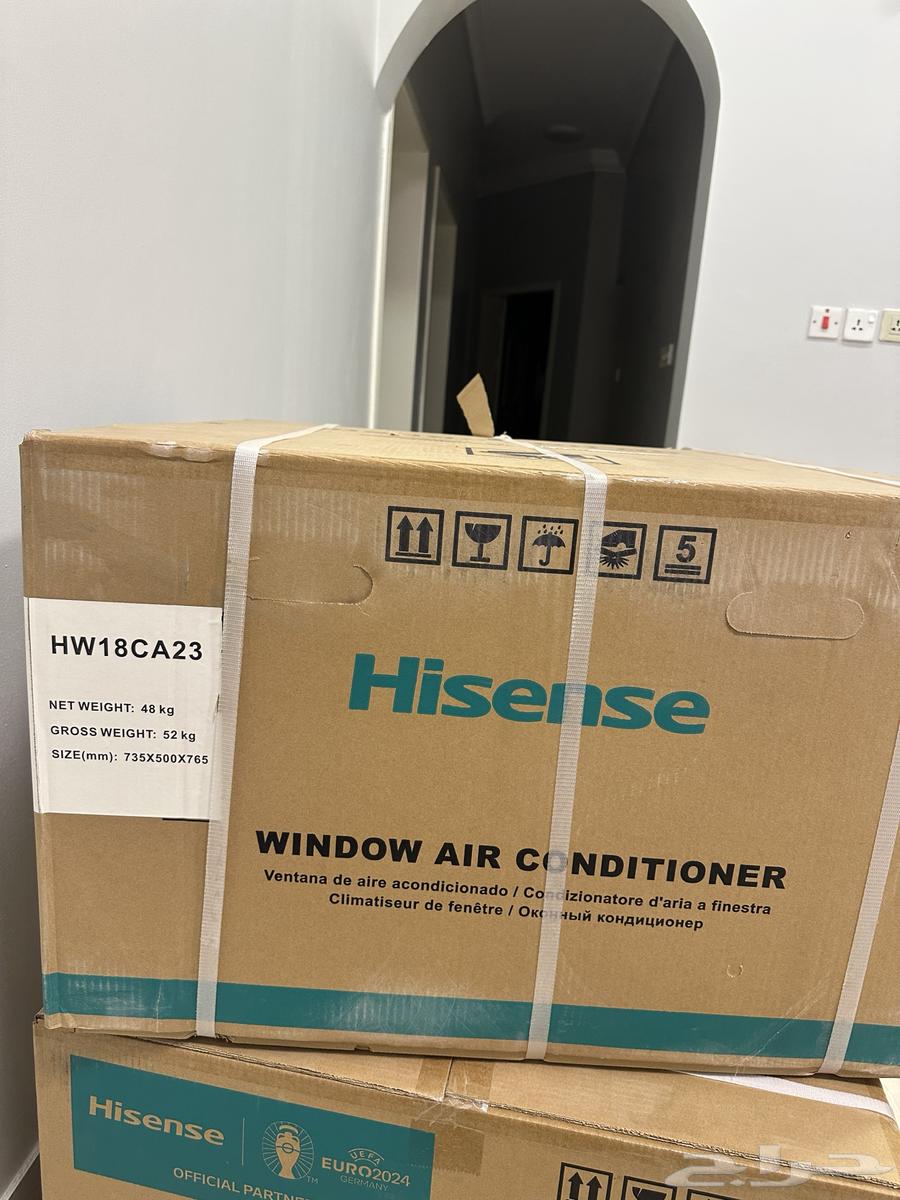 2 new Haier window air conditioners, one and a half ton, cooling only64583909079811113