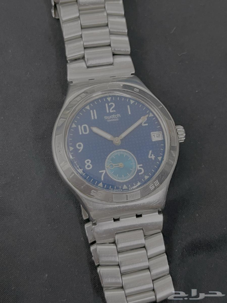 ساعة سواتش بطارية ايروني caught in a circle YPS40564585918270081110