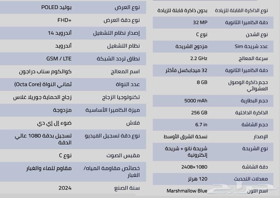 جوال موتورولا moto edge 50 fusion64585695896962110
