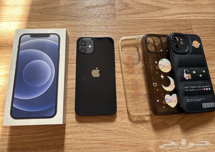 ايفون iPhone 12 مع 3 كفرات64583611717761111