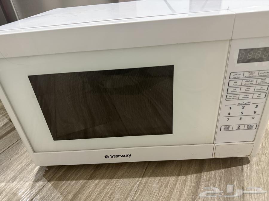 مايكرويف نوع ستارز استخدام 7 اشهر خدوش من فوق بسيطه لا تؤثر64584376336770111