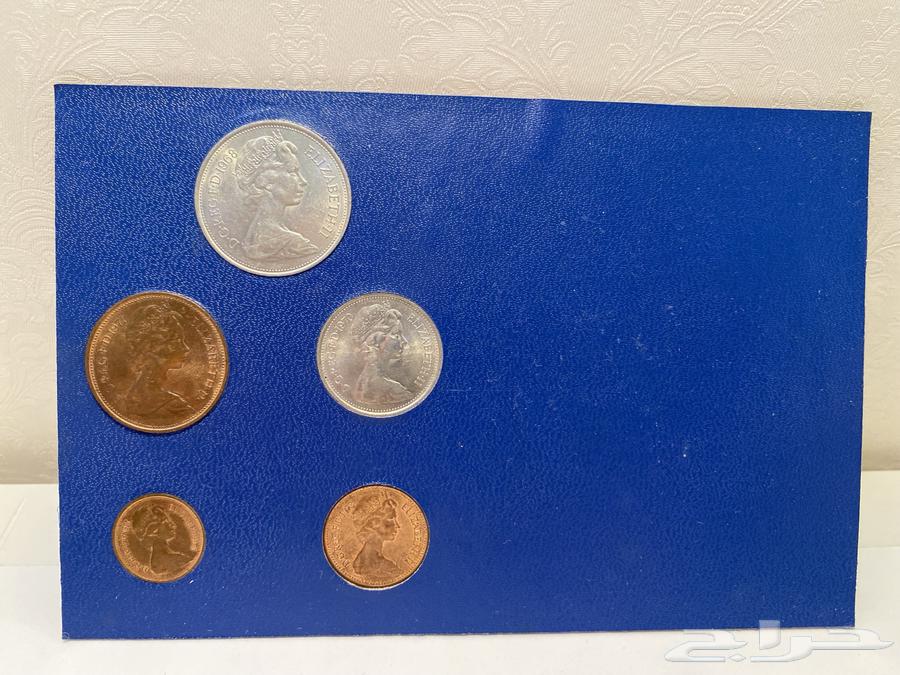 مغلف عملات معدنيه بريطانيه قديم تراث للبيع64587515953154112