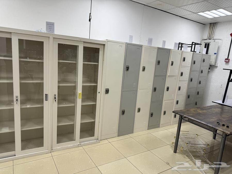 جديد دولاب لوكر حديد دولاب خشب ملفات متوفر64581375021442113