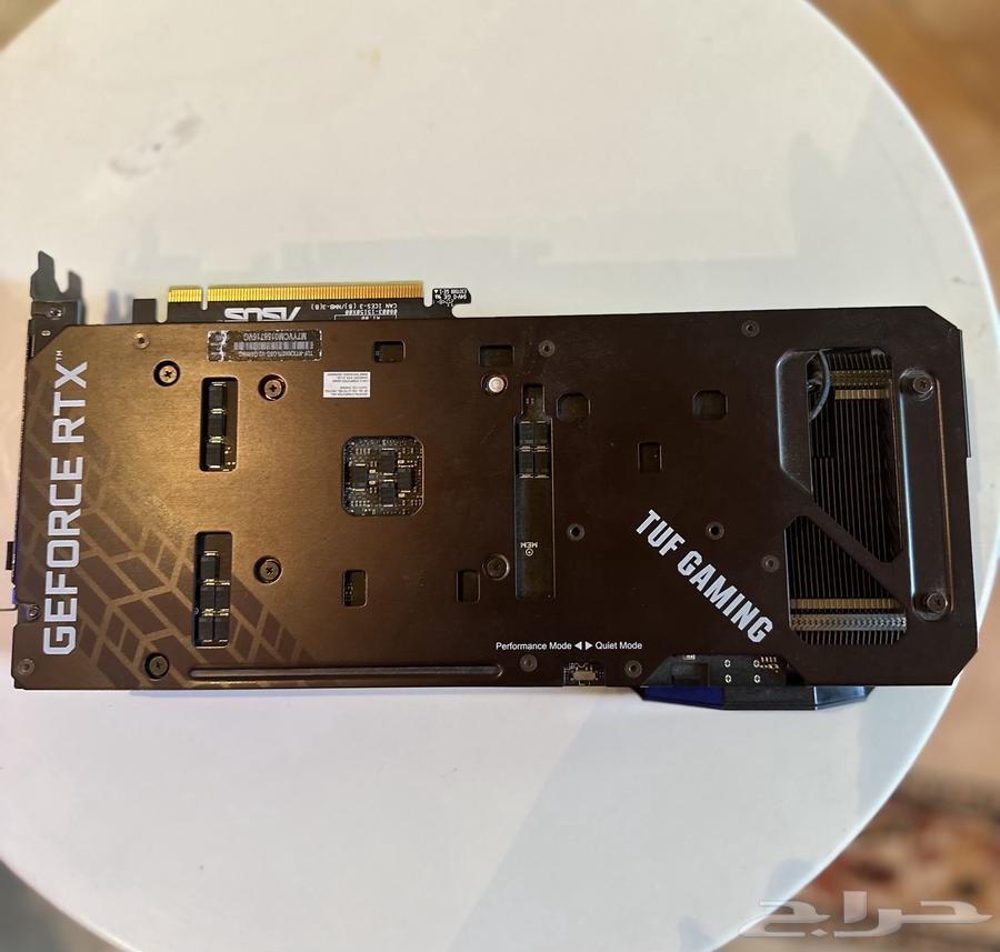 Asus TuF RTX 3060TI 8G OC - كرت شاشة نظيف 306064587826769411113