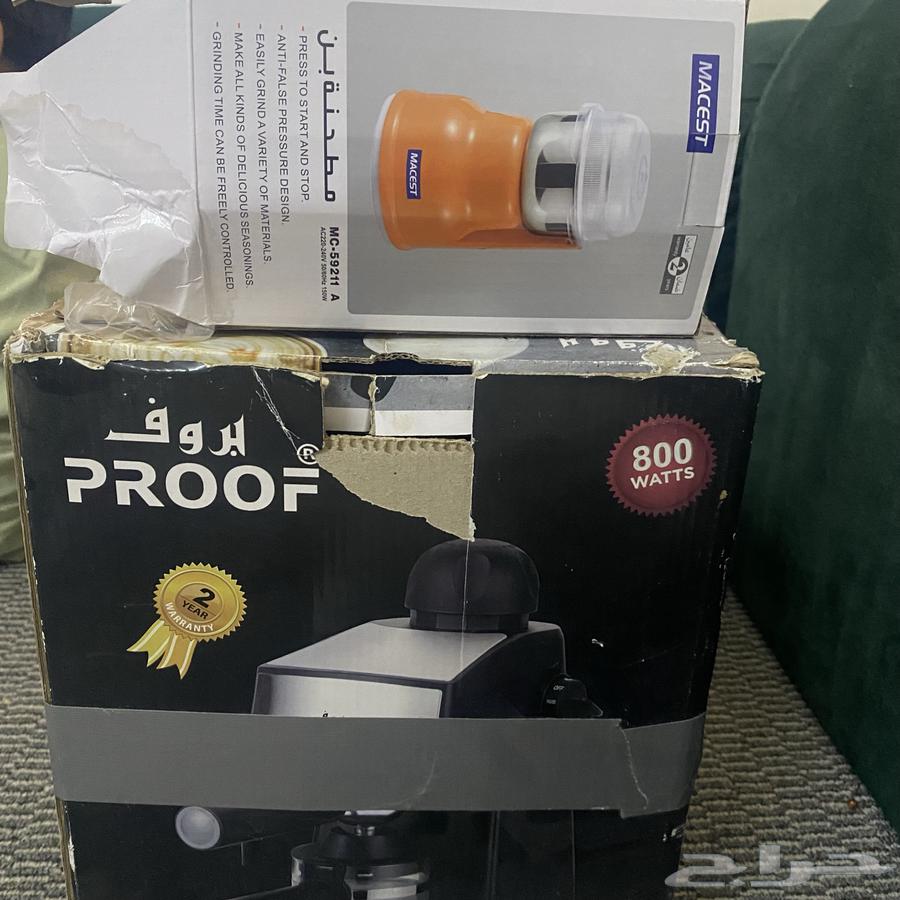 جهاز مطحنه قهوه وجهاز صانع قهوه64583894643331110