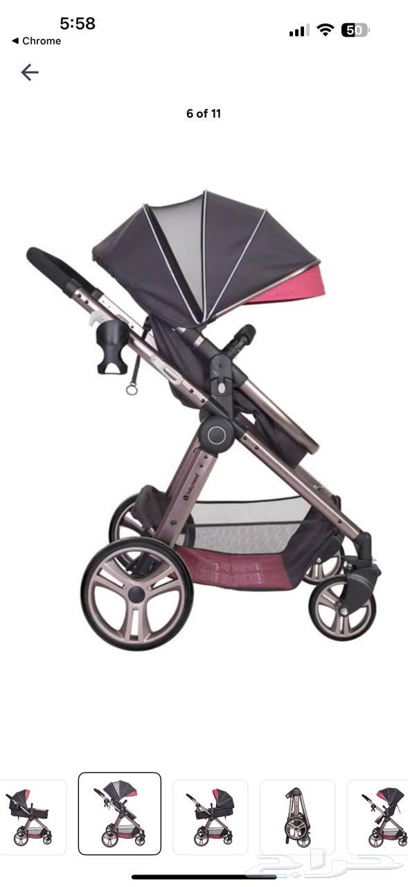 عربه اطفال وكرسي سياره جديده بسعر مخفض64585053584899114