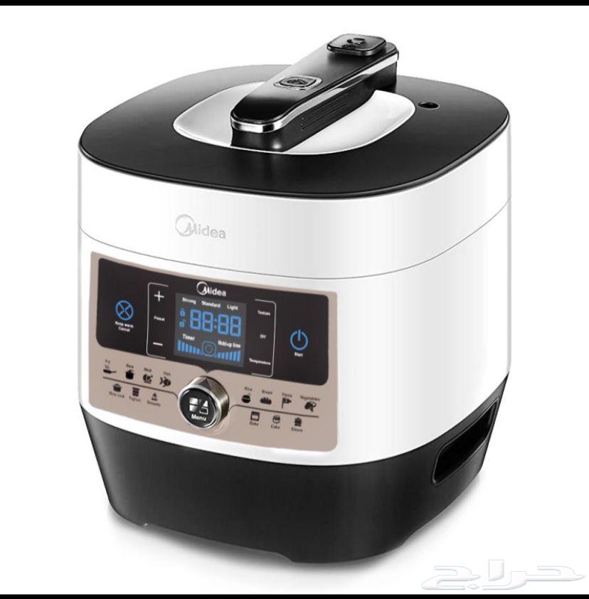 قدر طهي كهربائي مايديا 14 برنامج 6 لتر 1000 واط لم يستخدم64585010257411112
